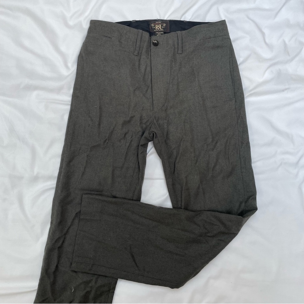 Ralph Lauren RRL Grey Wool Officer Trousers size 31